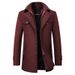 Men's Clothing Coat Men Business Casual Fashion Men's Thick Warm Oversized Men's Trenchcoat_voghion.com