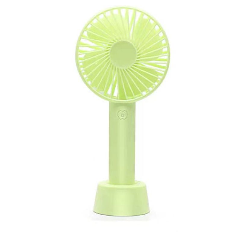 Handheld Small Portable Mini USB Rechargeable Strong Wind Desktop Table Fan_voghion.com