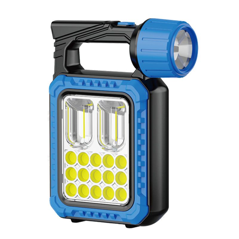 New Multi-Functional Solar System Outdoor Emergency Camping Light Portable Flashlight_voghion.com