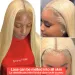 613 Hd Lace Frontal Perücke Echthaar Honigblond Lace Perücke 30 Zoll Transparent Brasilianisch Gerade Lace Front Perücken Für Frauen_voghion.com