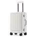 Durable Aluminum Frame Carry-On Luggage With USB Charging Port, Cup Holder & Phone Stand - Lightweight ABS+PC Suitcase For Business Travel_voghion.com