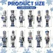 12pcs Wooden Christmas Nutcracker Soldier Pendant Xmas Tree Hanging Drop Ornaments Navidad Decoration For Home New Year Gift_voghion.com
