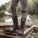 Business 2025 Neue Stiefel mit mittlerer Wade Outdoor-Mode Übergroße Arbeitsstiefel mit breiter Zehenpartie_voghion.com