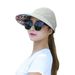 Sommer Hüte für Frauen Faltbare Sonnenhut Perle Blume Visier Suncreen Floppy Cap Weibliche Outdoor Casual Baseball Kappe Hut für_voghion.com