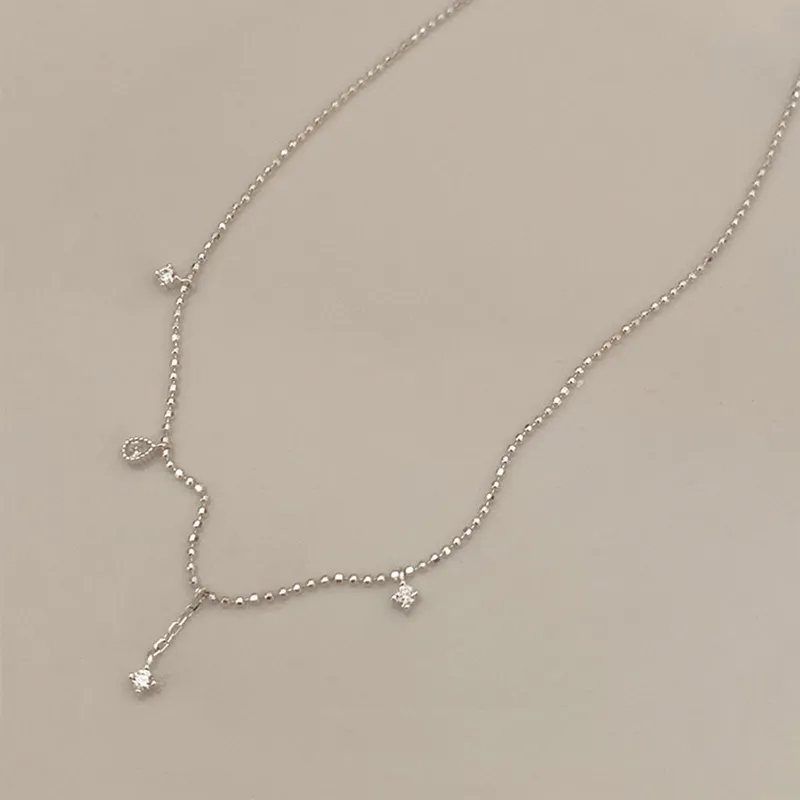 Znaczek VENUS Sier Kolor Cyrkon Gwiazda Naszyjnik dla Kobiet Dziewczyna Prezent Urodzinowy Lekka Prostota Biżuteria Dropsh_voghion.com