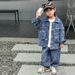 Pojkars vårkostymer 2025 Nya barns coola och snygga baby vår- och höstkostym i koreansk version för pojkar i denim_voghion.com