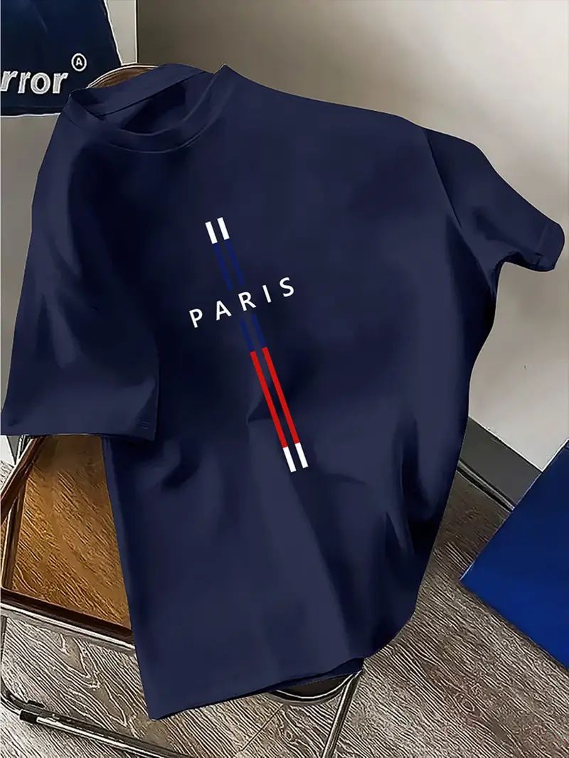 Vêtements pour hommes, t-shirt ample décontracté à manches courtes, chemise à enfiler, vêtements assortis, vêtements d'été pour hommes_voghion.com