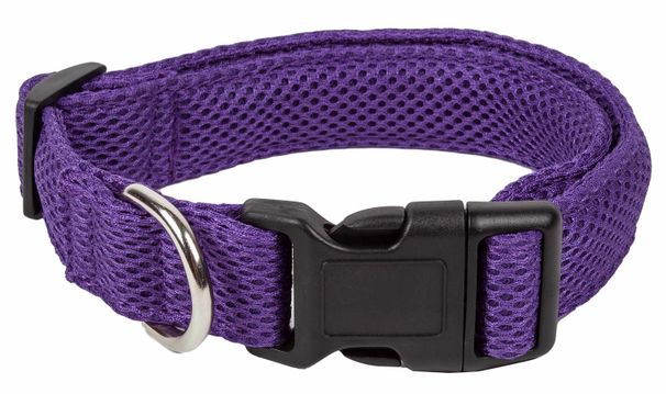 Pet Life 'Aero Mesh' 360 Degree Dual Sided Comfortable And Breathable Adjustable Mesh Dog Collar_voghion.com