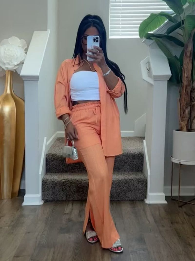 Women's Clothing Early Spring Suit Women's Spring Ladies Loose Fashion Casual Two Piece Suit_voghion.com