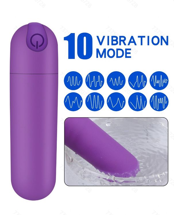 Neues Mini-USB-Ladegerät mit Kugelkopf und Spring-Ei, 10-Frequenz-Vibrationsstab-Massagegerät für die Masturbation von Frauen_voghion.com