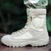 European Warm Series Frühling und Herbst CQB Ultraleichter Kampf Atmungsaktiv Stoßdämpfende Herren Outdoor High-Top Schuhe Sicherheitscheck Taktisch_voghion.com