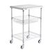24x20x36.6 470 Cart LBS Utility Hooks Wheels Cart Rolling 3Tier 6 On_voghion.com
