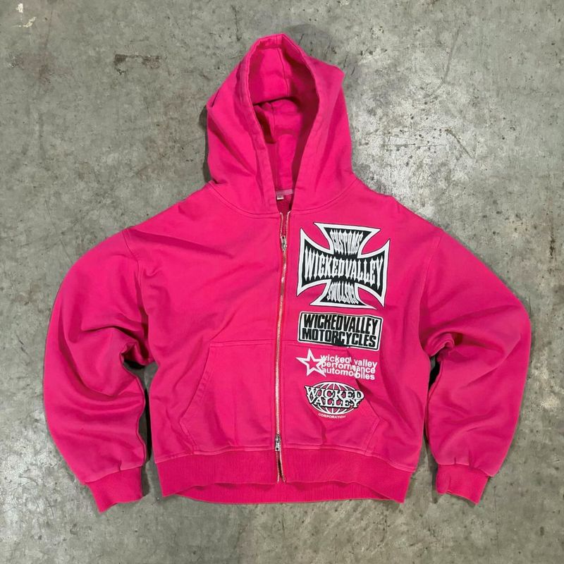 ​Vintage Washed Zip-Up Hoodie Fleece Lined Unisex Pullover For Men & Women | Distressed Retro Style | Cozy Winter & Fall Outerwear_voghion.com