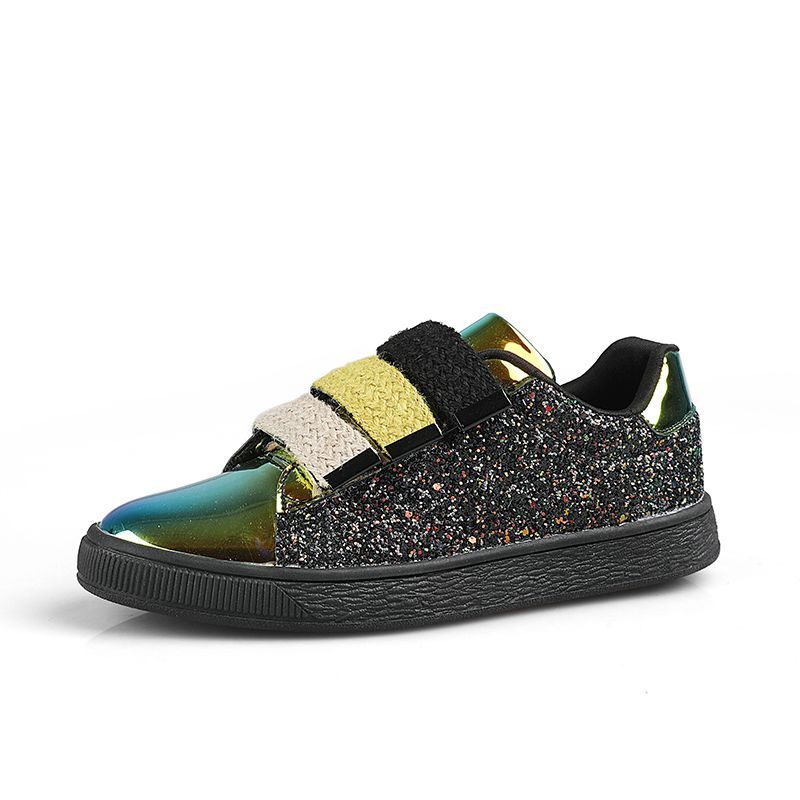 CFSC Neue Damen Klettverschluss Flache Mode Vielseitige Sport Freizeitschuhe_voghion.com