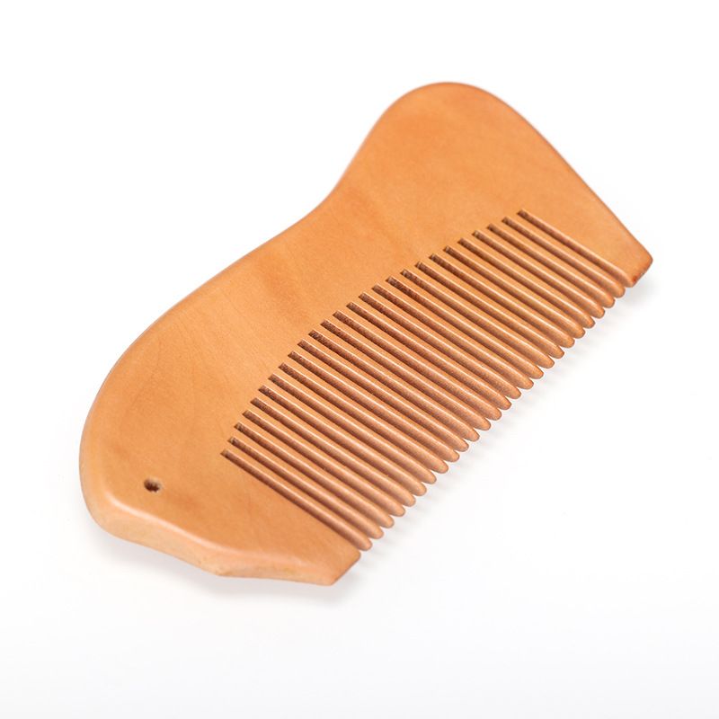 Peigne en bois portable de petite taille pour les voyages_voghion.com