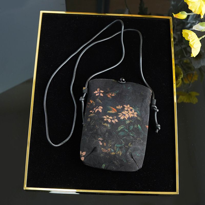 Borsa a tracolla nazionale in seta Xiangyun, patrimonio culturale immateriale, per donna, nuovo telefono cellulare da passeggio in stile cinese 2024_voghion.com