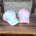 Tie dye baseball duckbill cap, Korean version, fashionable versatile shading and sun protection hat_voghion.com