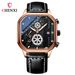Men's Watches Square Multifunctional Men's Watch Wholesale Chronograph Calendar Luminous Belt Fashion Hot Quartz Watch_voghion.com