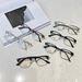 Men's business half TR eyebrow frame can be equipped with degree resistant blue light metal flat glasses 9355_voghion.com
