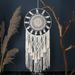 Beige Rose Style Handwoven Dream Catcher Decorative Hanging Ornament For Wall Bedroom Homestay Creative Tapestry_voghion.com