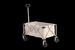 Chariot pliable tout-terrain, robuste et utilitaire, avec poignée réglable, pour le camping, les courses, le sport et la pêche – Beige_voghion.com