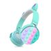 CXT-950 Decompression Cat Ear Over-ear Bluetooth Headset Plug-in Card Gift Foldable Headset Universal_voghion.com