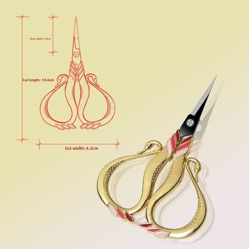 Cross Auxiliary Tools Exquisite Pointed Embroidery Thread Cutting Scissors_voghion.com