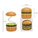 Nuova luce notturna creativa per hamburger, LED ricaricabile, per dormire sul comodino, per bambini, studio, temperamatite, lampada da scrivania pieghevole_voghion.com