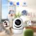 new Arrival Minions HD Home Smart Surveillance Wireless WiFi Pan-Tilt Remote Shaking Camera_voghion.com