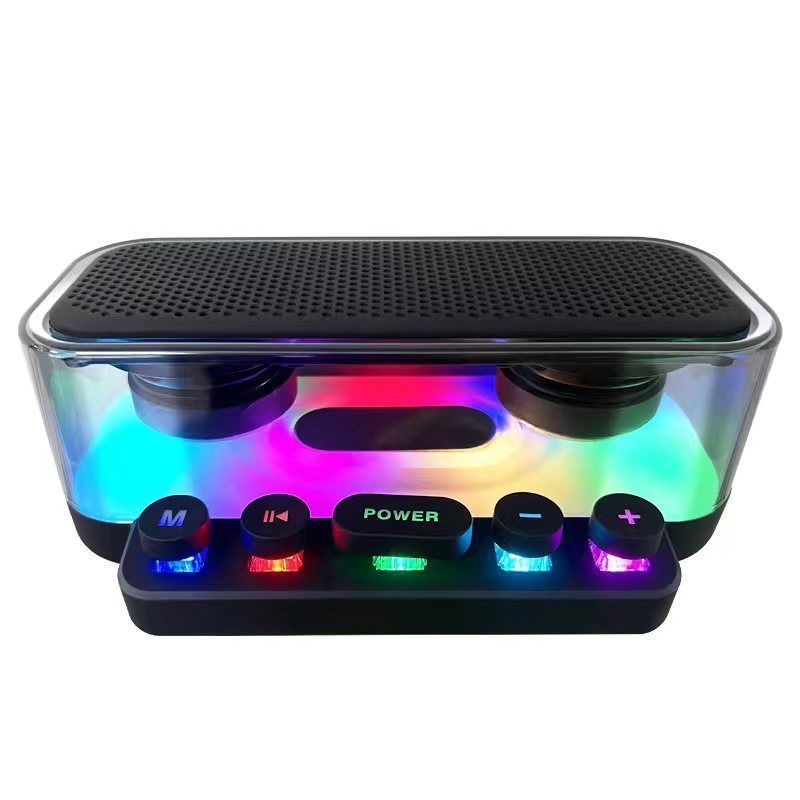 Gaming Desktop Wireless Smart Subwoofer Button Bluetooth Cool E-sports Colorful Atmosphere Speaker_voghion.com