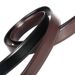 HOT VATLTY 34mm Leather Without Buckle for Men Natural Cowhide 130cm Trouser Casual Brown Reversible Belt Girdles Male_voghion.com