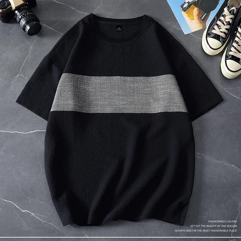 Männer kleidung stil casual rundhals paar kurzarm T-shirt männer der sommer mode einfach alle-spiel jugendliche vitalität_voghion.com