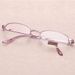Mid-to-High-End Half-Frame Metal Alloy Anti-Fatigue Women 8829 Blue Light Blocking Reading Glasses_voghion.com