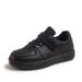 Kinderschuhe Campus Leder Weiche Sohle Weiße Schuhe Jungen Casual Vielseitige Kinder Sneakers Mädchen Reine Schwarze Laufschuhe_voghion.com
