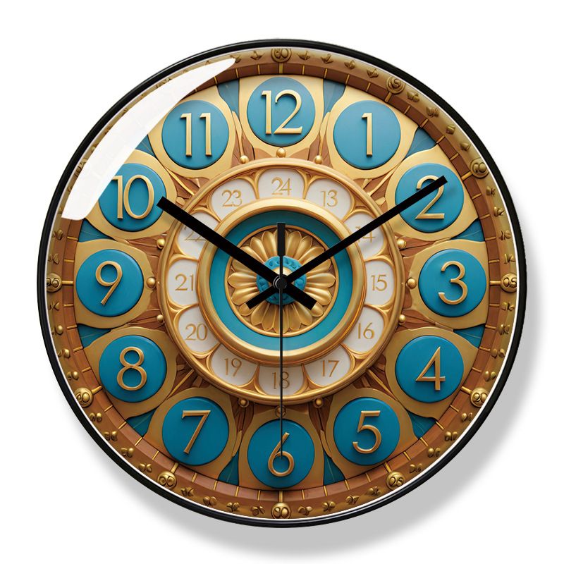 Yipula 7166 Nowy chiński styl cichy kwarcowy zegar ścienny do salonu i sypialni, modny zegar ścienny_voghion.com