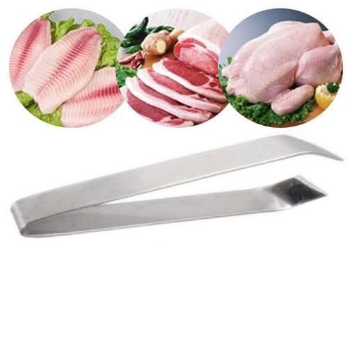 En stock pince à cheveux créative en acier inoxydable pince à cheveux de poulet pince à cheveux de cochon pince à tirer les arêtes de poisson pince à tirer les cheveux en acier inoxydable en forme d'arête de poisson_voghion.com
