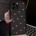 Vollbild-Hülle mit schwarzem Liebesherz für iPhone 15 16 14 13 12 11 Pro Max X XS X S Max XR SE 2020 7 8 Plus Iphone16 aus weichem Silikon_voghion.com