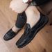 Summer Neie Stil Mokassinen Liederschuhe Männer Verschleißbeständeg a komfortabel Rutsch-Op Lazy Schuhe Modesch a villfälteg Männer Loafers_voghion.com