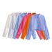 Women's 2024 Spring New 6-Color Pocket Decorative Short Shirt_voghion.com