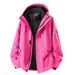 Autumn Outdoor Water-Resistant Men And Women 3-in-1 Mink Fleece Jacket High-End Windproof Waterproof Plus Size Coat_voghion.com
