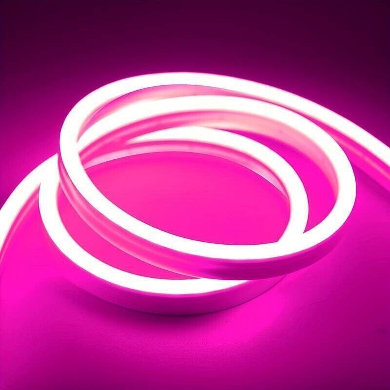 Bande LED flexible et étanche, 5 m, 12 V CC, éclairage extérieur flexible, Royaume-Uni_voghion.com