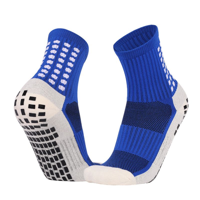 Women's Socks Glue Non Slip Football Socks Men's Mid Tube Socks Towel Bottom Thickened Silicone Children's Professional Sports Socks_voghion.com