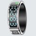 Nuovo SR08 con display touch smart band multifunzionale con cardiofrequenzimetro e ossigeno nel sangue, anello per dormire_voghion.com