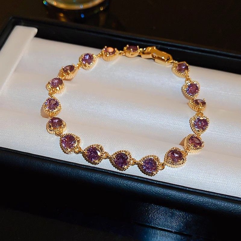 heart 2023 Trendy Hot Best Friend Matching Exquisite High-end Temperament Bracelet_voghion.com