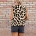 Shiying Fashion Simple Versatile Coat Women's Autumn and Winter New Collection Leopard Print Front Button Plush Vest_voghion.com