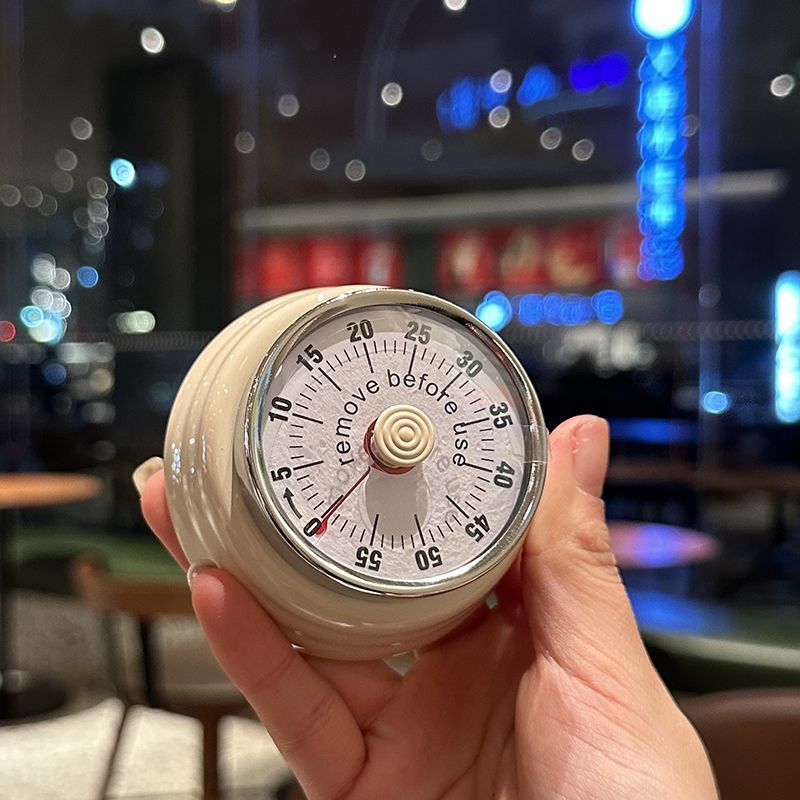Battery-Free Timer Japanese Refrigerator Alarm Clock Sticker Magnetic Kitchen With Magnet Mechanical_voghion.com