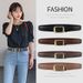 New Women's Needle Buckle Belt, Pure Cowhide, Versatile Simple Jeans, Suit Dress, and Belt_voghion.com