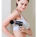 Draagbare mini-massagepistool - Diepe spierontspanning, 5 snelheidsniveaus, 4 verwisselbare koppen, oplaadbaar en ultra stil (36 dB)_voghion.com