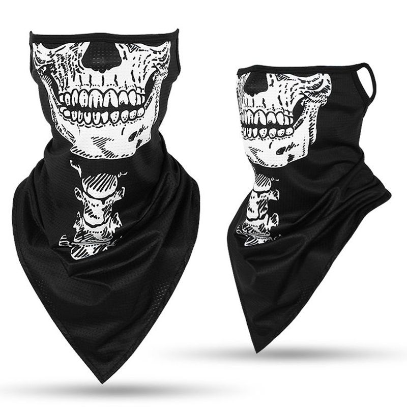 Asciugamano per il viso con protezione solare, per ciclismo, in seta ghiacciata, con teschio, scaldacollo, estivo, da pesca, con orecchio appeso, unisex_voghion.com