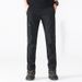 001 Fashion Outdoor Travel Softshell Autumn Winter Windproof Waterproof Long Trendy Casual Warm Hiking Pants Men_voghion.com